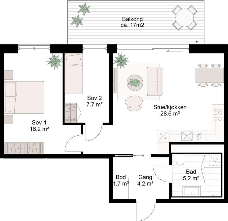 Plantegning 1